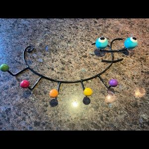 “Bug” coat/backpack/leash rack